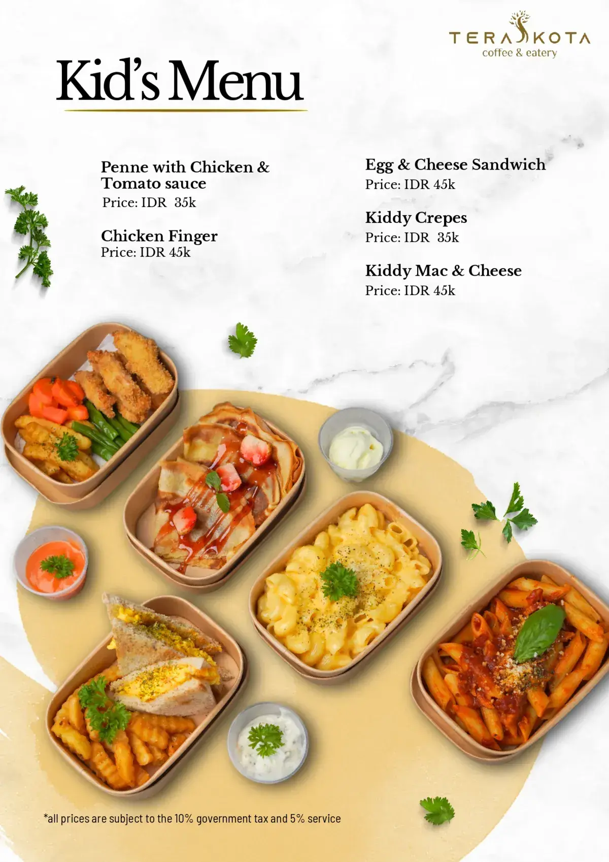 Kid's Menu